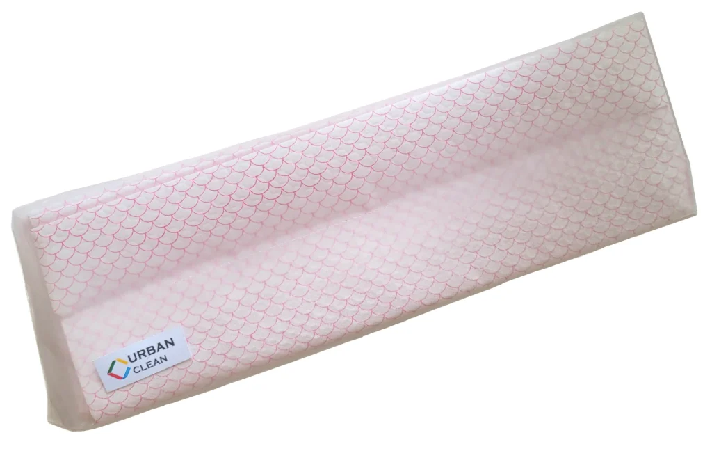 Протирочные салфетки CLN fish print 33х42см 25шт в уп красные