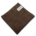Салфетка из микрофибры 220гр/м2 30х30см коричневая