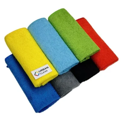 Салфетка из микрофибры 220гр/м2 29х29см зеленая