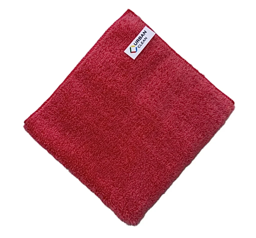 Салфетка из микрофибры 250гр/м2 35х40см красная