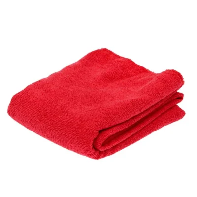 Тряпка пола из микрофибры 220гр/м2 50х80см красная